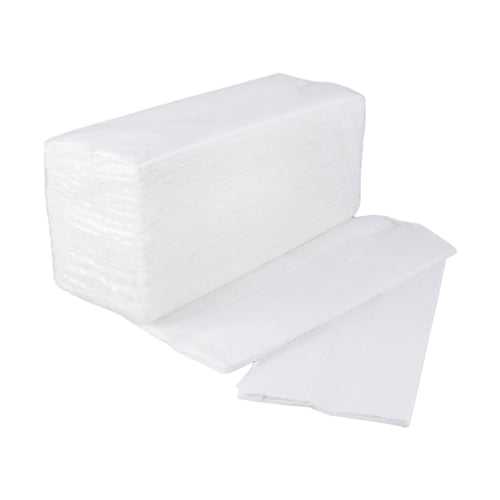 Toallas ZIG-ZAG Tissue Gofrado, para dispensador, Caja de 20 paquetes de 150 und