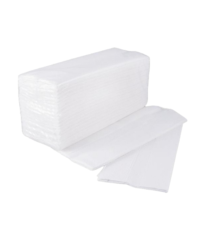 Toallas ZIG-ZAG Tissue Gofrado, para dispensador, Caja de 20 paquetes de 150 und, Toallas