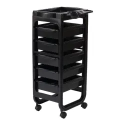 Carrinho de cabeleireiro compacto com 5 gavetas Weelko Amy