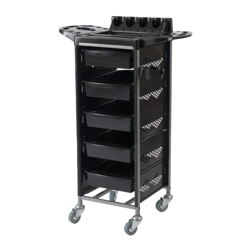 Carrito de peluquería Blondie Weelko 5 cajones y ruedas de goma