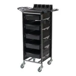 Carrito de peluquería Blondie Weelko 5 cajones y ruedas de goma