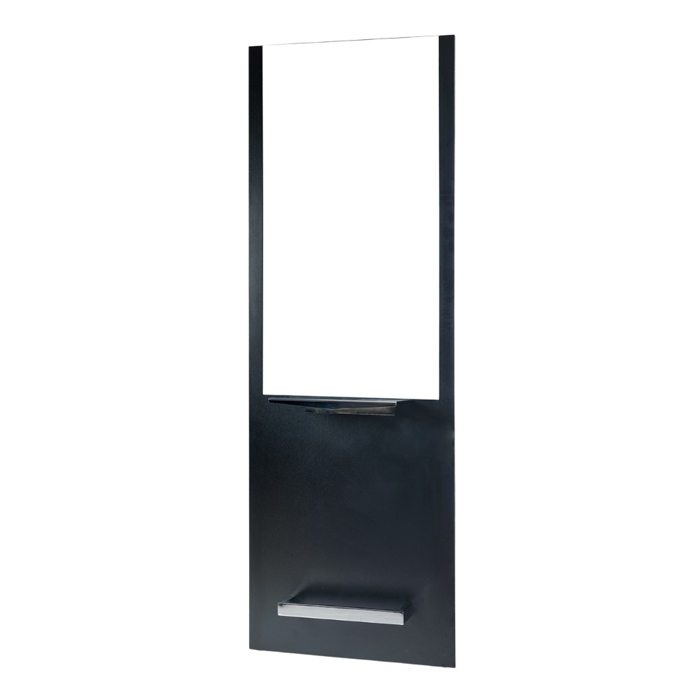 Dina Dressing Table Weelko: Espelho Clássico em Madeira Laminada Preta -Weelko -Mesas de cabeleireiro