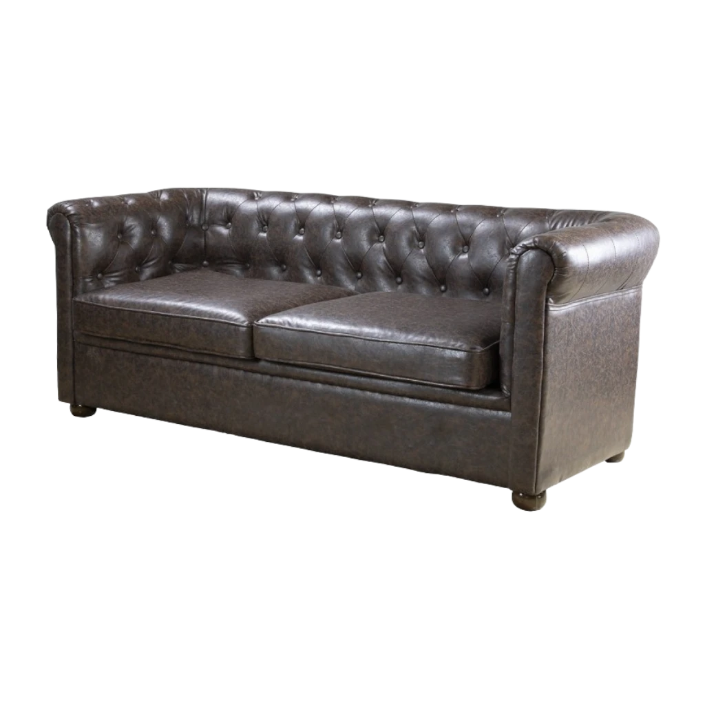 Sillón de espera Chester 3 plazas piel sintética PU - I-medStetic Premium