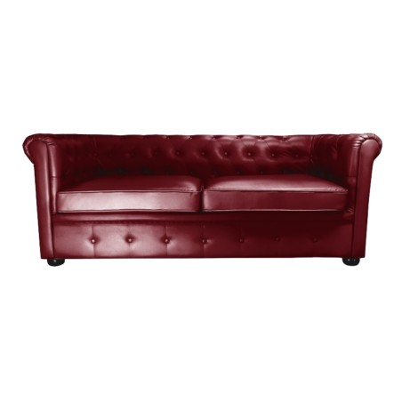 Sillón de Espera Chester Burdeos 3 Plazas I-medStetic Premium -I-medStetic Premium -Sillones de espera