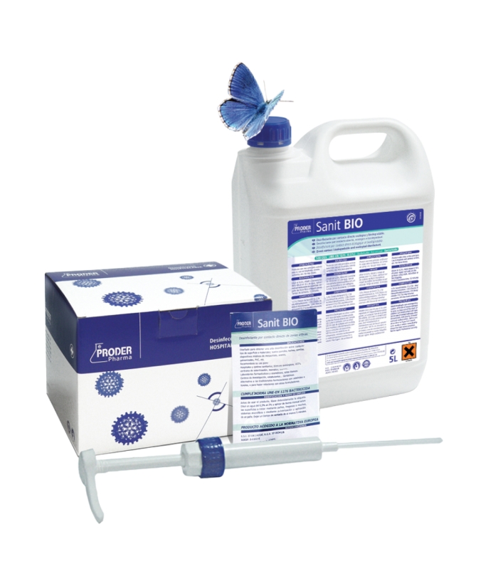Sanit BIO Higienizante especial solariums NEW - 20 sobres de 0,05L, Esterilizadores y desinfectantes