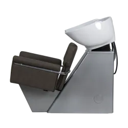 Lave-cheveux Tor coque métallique avec lavabo céramique NeoBeauty