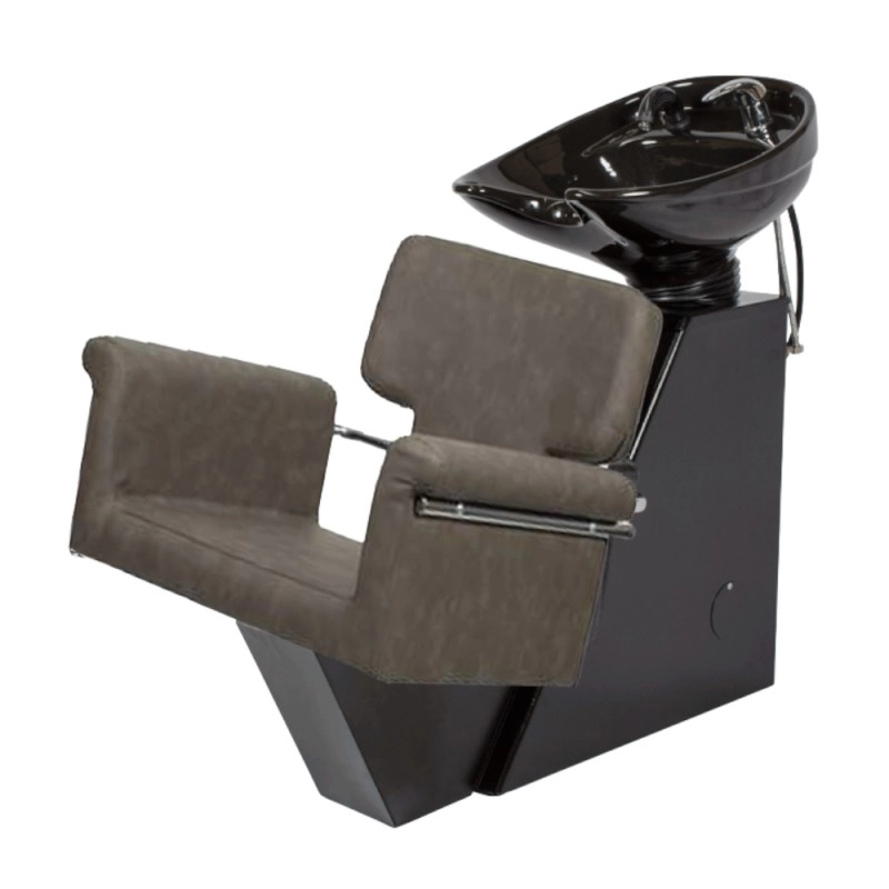 Lave-cheveux Tor coque métallique avec lavabo céramique NeoBeauty