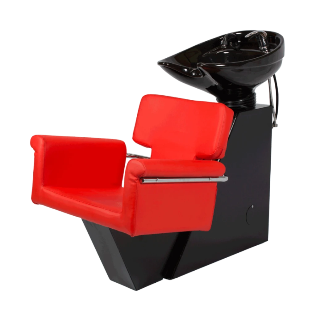Lavacabezas Tor metálico con asiento Odry - NeoBeauty
