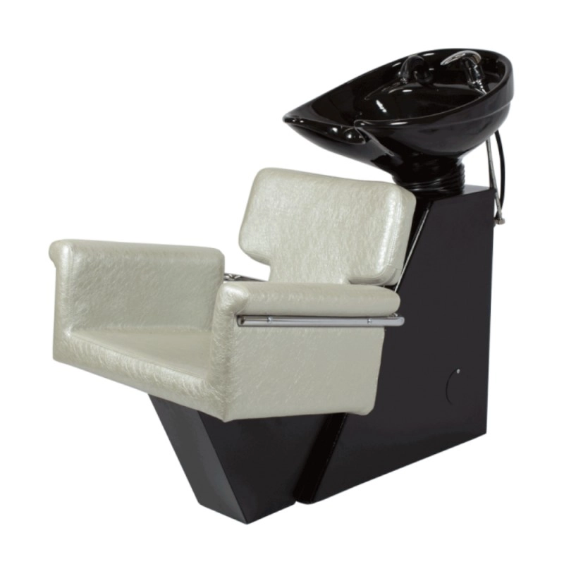Lave-cheveux Tor coque métallique avec lavabo céramique NeoBeauty