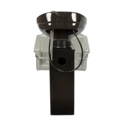 Lave-cheveux Tor coque métallique avec lavabo céramique NeoBeauty