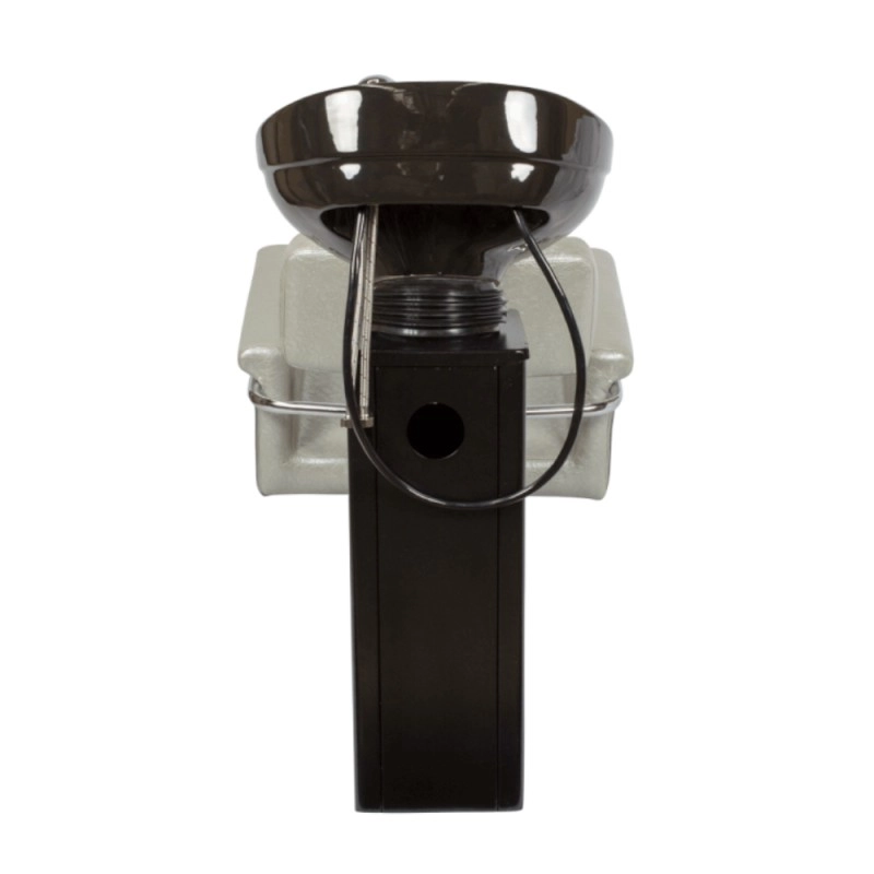 Lave-cheveux Tor coque métallique avec lavabo céramique NeoBeauty