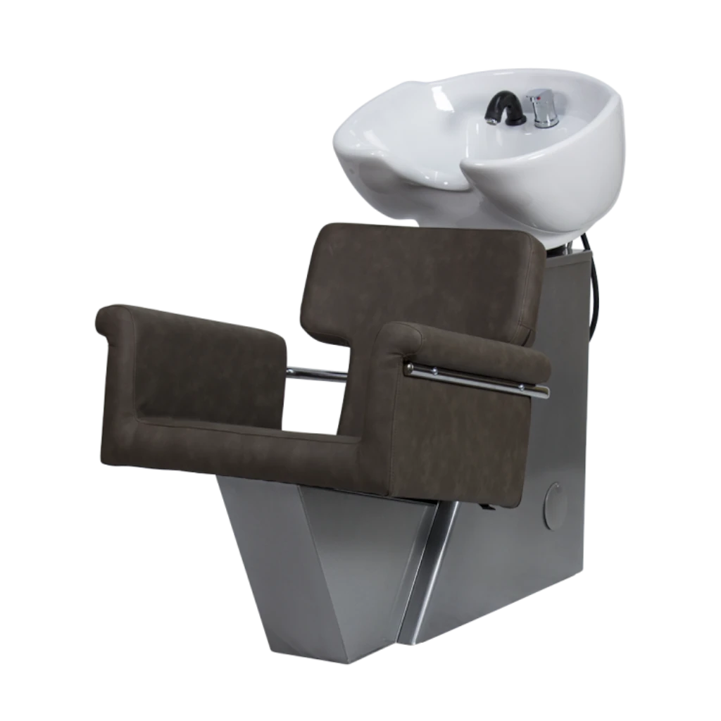 Lavacabezas Tor metálico con asiento Odry - NeoBeauty