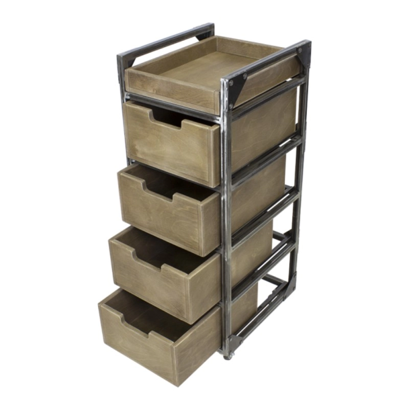 NeoBeauty Brixton Barberwagen mit 4 Schubladen -NeoBeauty -Friseurwagen