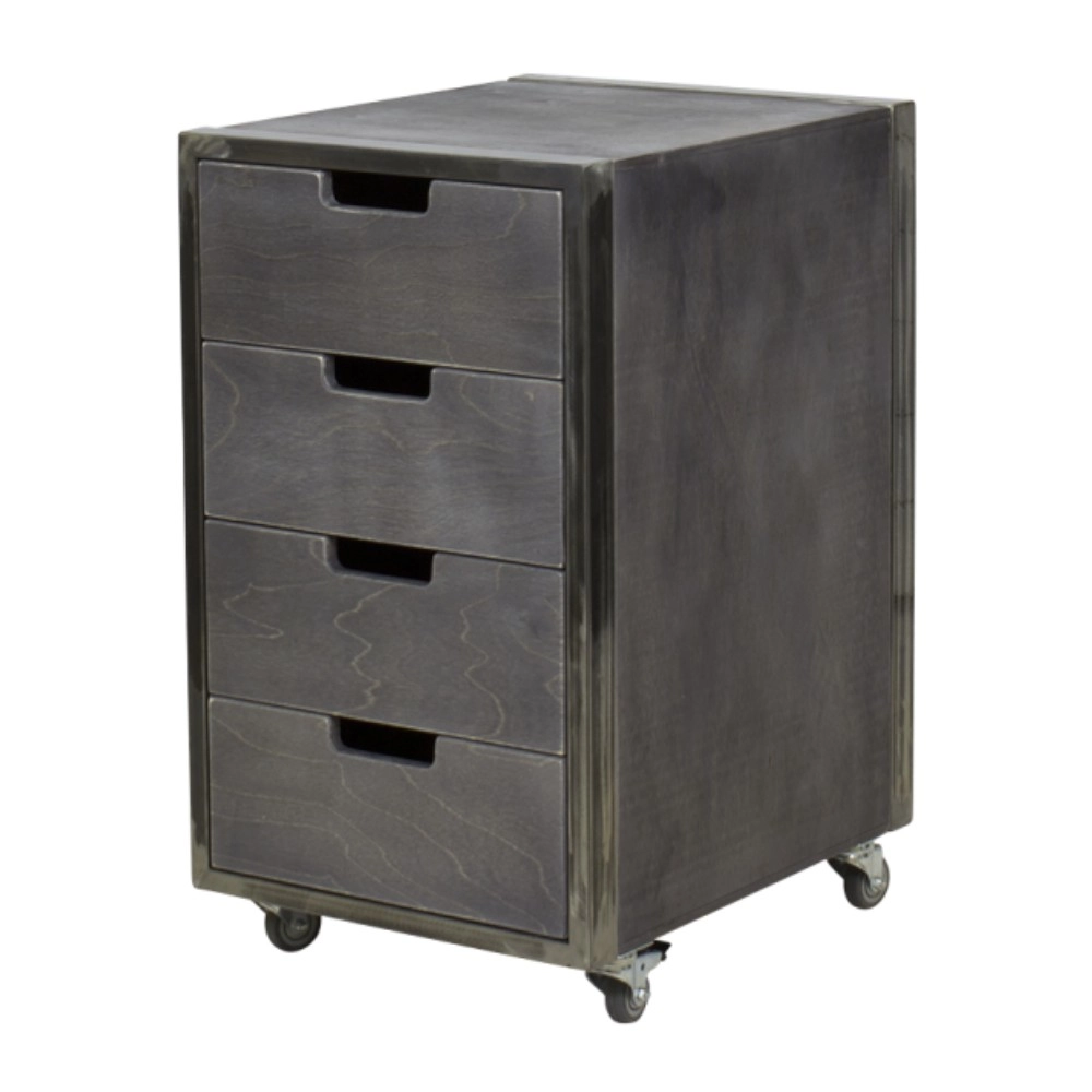 Carrito Barbería City Gris efecto antiguo NeoBeauty -NeoBeauty -Carritos barbero