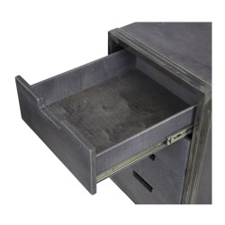 Carrito Barbería City Gris NeoBeauty: Elegancia y Funcionalidad -NeoBeauty -Carritos barbero