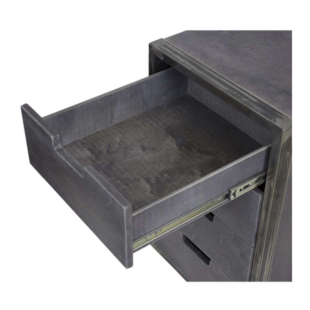 Carrito Barbería City Gris efecto antiguo NeoBeauty -NeoBeauty -Carritos barbero