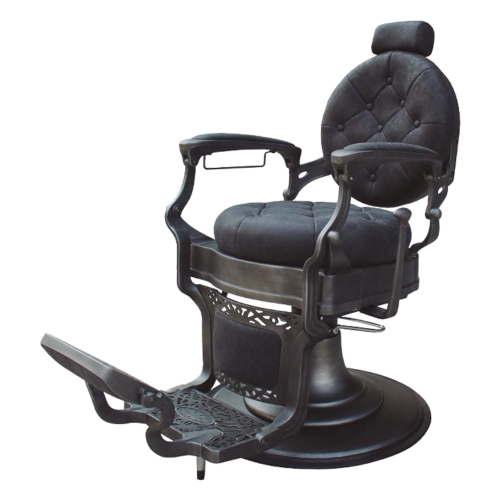 Sillón de barbero Chicago Negro - Sillones barbero - Sunmarket Wellness - i-Medstetic