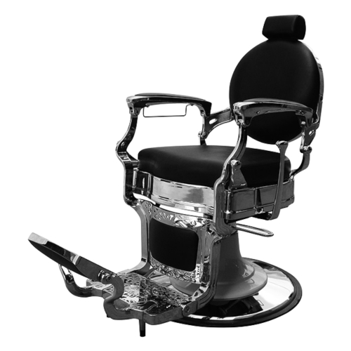 Sillón de barbero Atlanta Negro