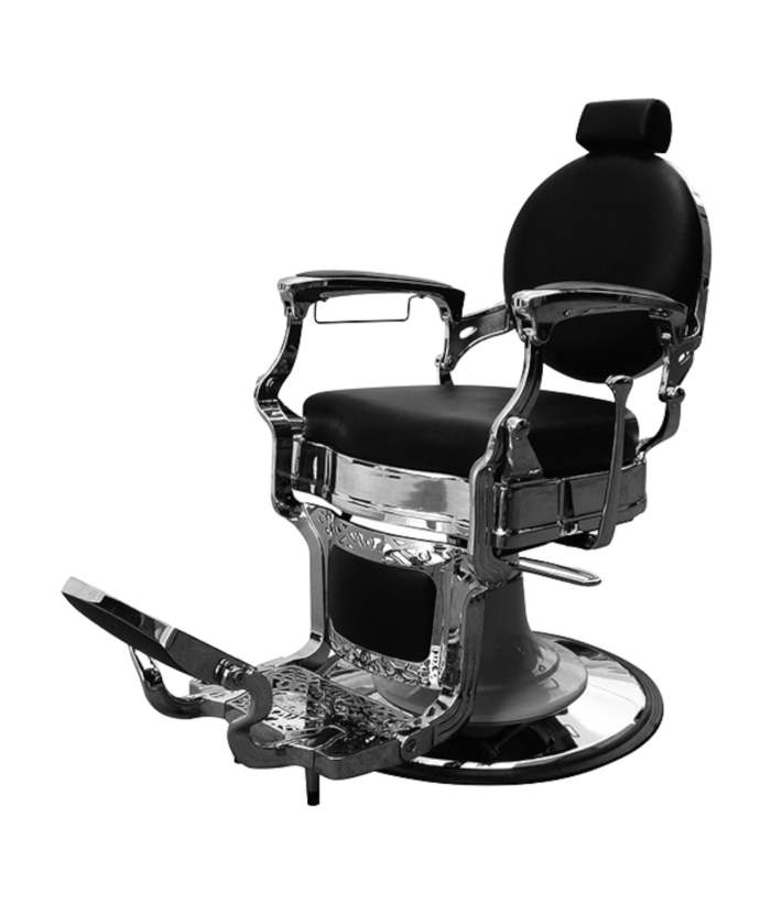 Sillones barbero - Sillón de barbero Atlanta Negro
