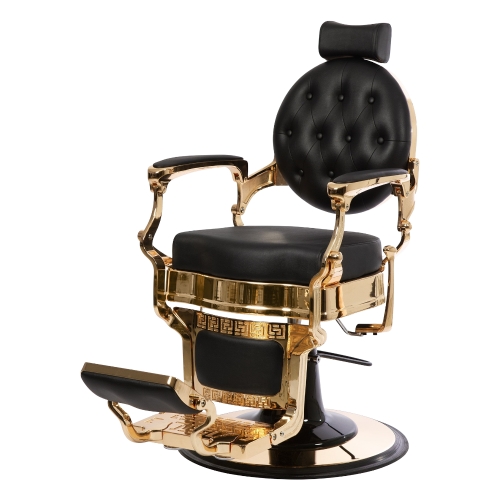 Sillón de barbero Vintage Gold