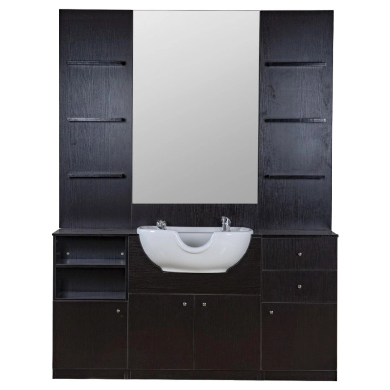 Mesa de barbeiro moderna com lavador de cabeça e armazenamento i-Medstetic 200x150 -i-Medstetic -Toucador de barbeiro