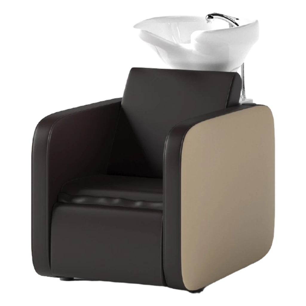 Sillón lavacabezas Brisa Decovera - taza cerámica y acabado moderno