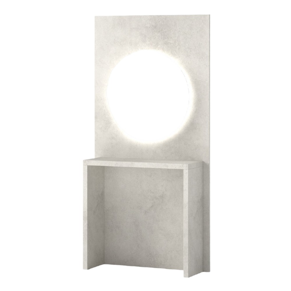 i-Medstetic Tocador con Espejo Circular y Luz LED, personalizable y moderno -i-Medstetic -Tocadores peluquería