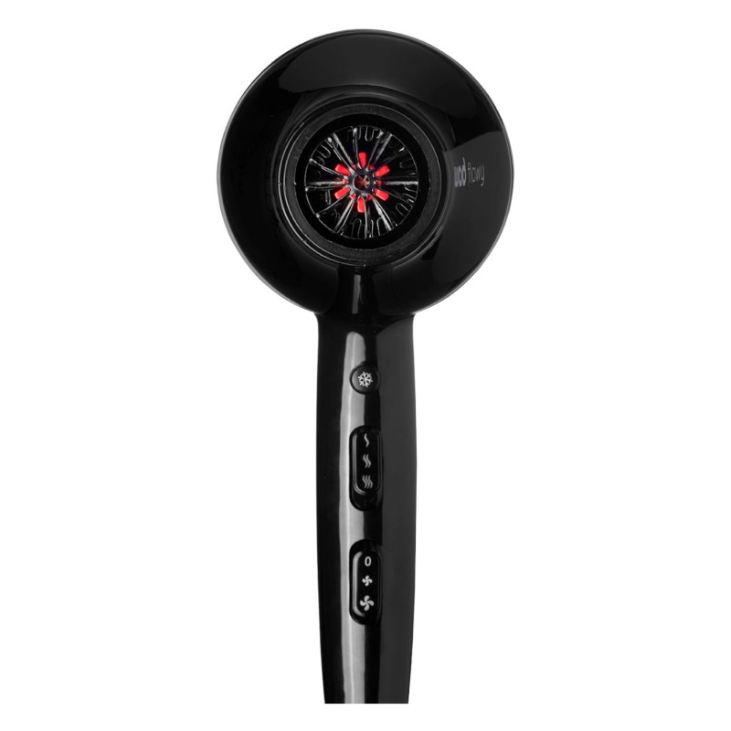 Flowy Black Professional Ionic Hair Dryer by Weelko: Compact and Powerful -Weelko -useful barber