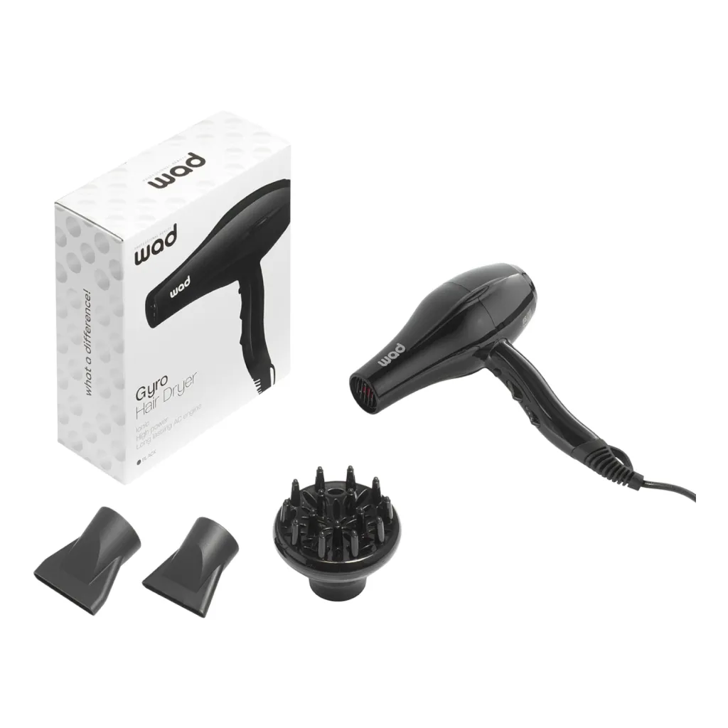 Secador iónico compacto Gyro para peluquería - Wad