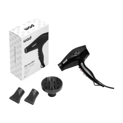 Secador de cabelo profissional Atmosfer Wad para cabeleireiro, motor DC silencioso com difusor
