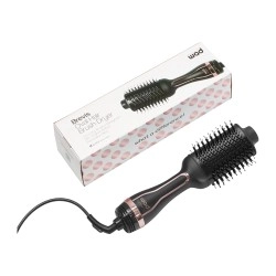 Weelko Evis Professional Dryer Brush for Volume and Curls — Tourmaline Coated, 3 Speeds, 3 Temperatures (40-80-120°C) -Weelko...