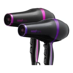 Secador de pelo iónico Bris Pink con motor AC para peluquería - Wad