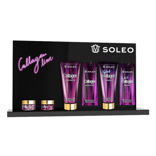 Aceleradores de bronceado - Pack Collagen Soleo con expositor