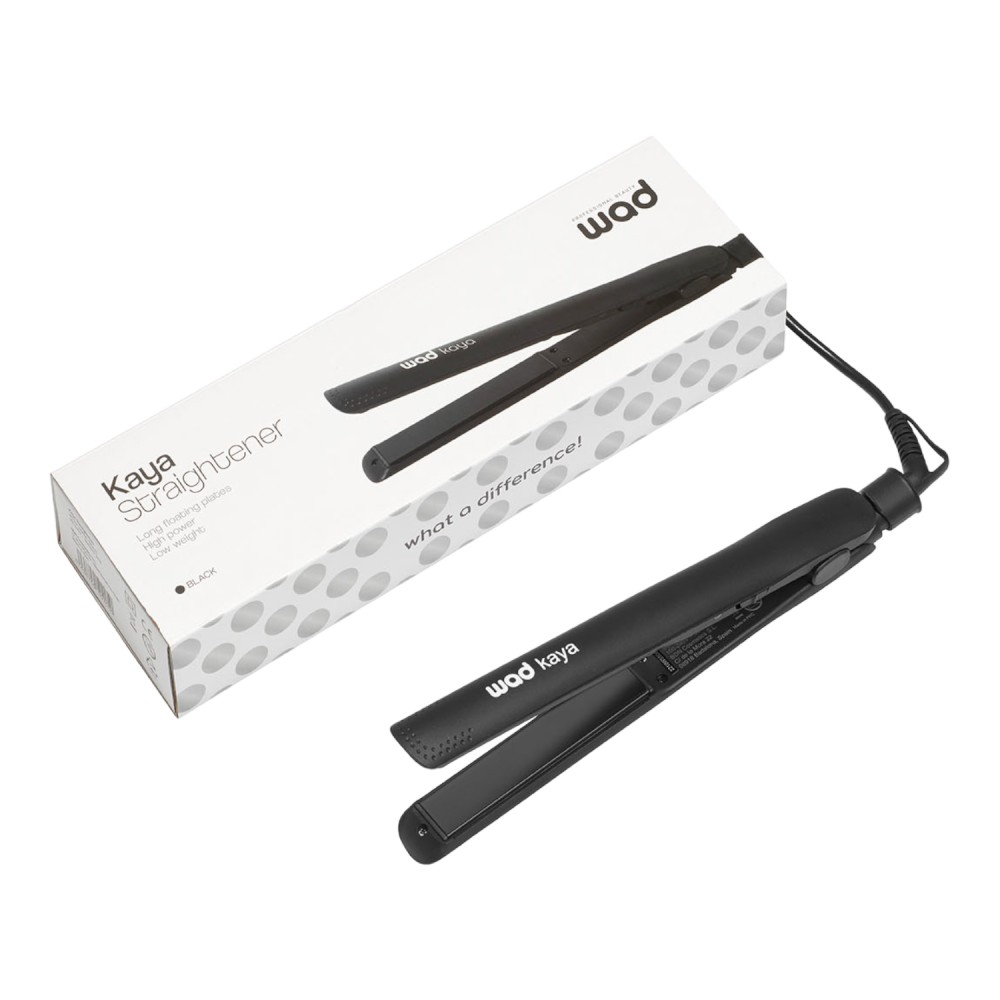 Piastra per capelli Kaya nera -Weelko -utile barbiere