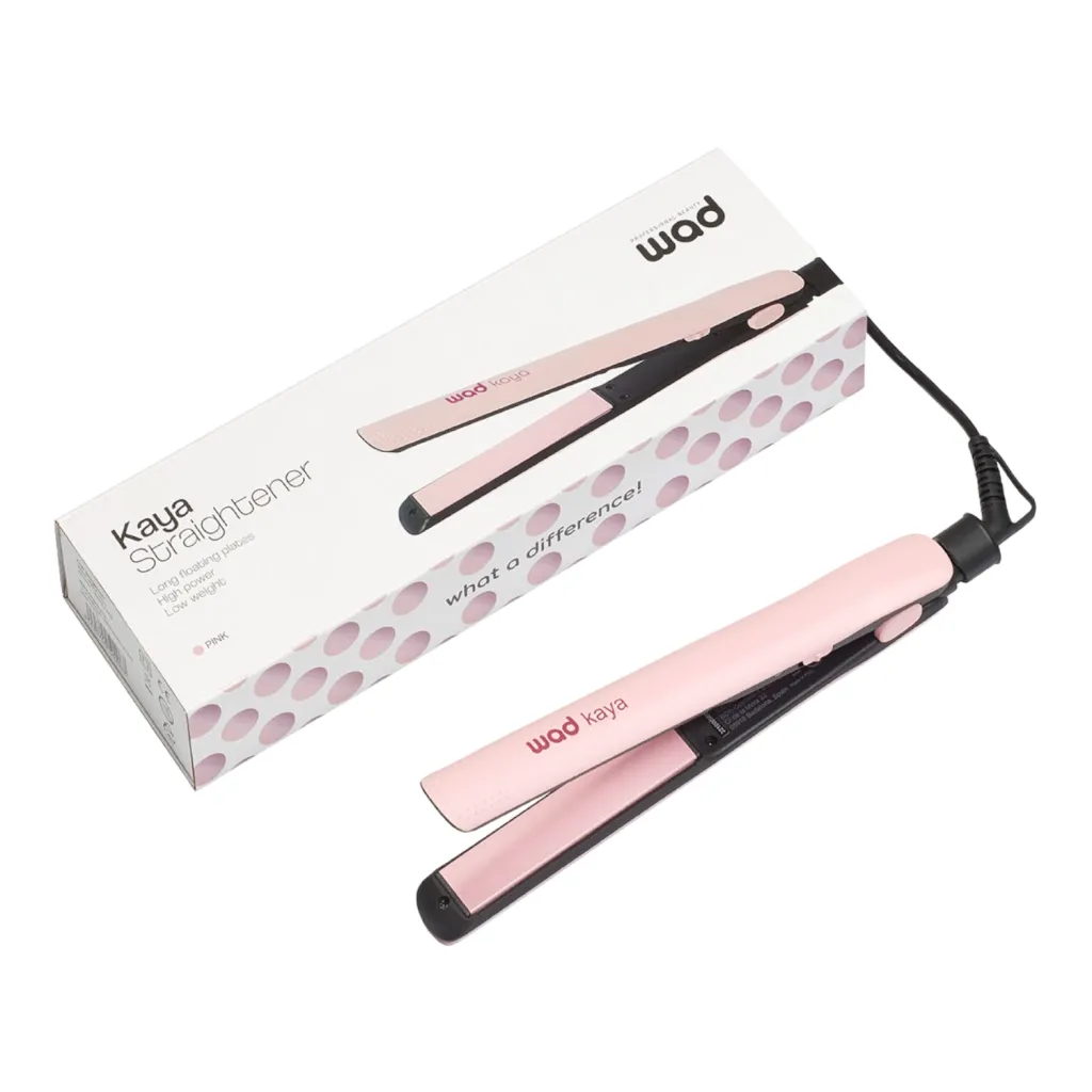 Plancha de cabello profesional Kaya Rosa cerámica 200 ºC peluquería - Wad