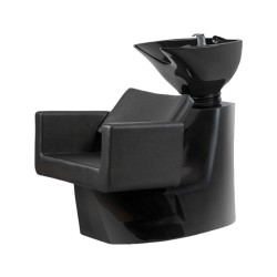 Lavabo noir Knot Weelko pour esthétique -Weelko -Bac à shampooing pour salons de coiffure