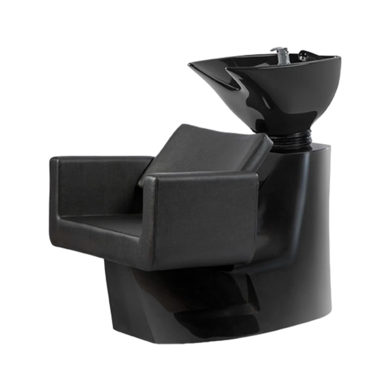 Weelko Knot Black High-End Shampoo Unit: Luxury Comfort for Salons -Weelko -Hair washing basin for hair salons