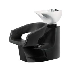 Lavabo blanc Rolls Weelko pour esthétique -Weelko -Bac à shampooing pour salons de coiffure