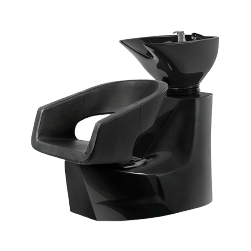 Weelko Rolls Black High-End Shampoo Unit: Elegance and Comfort for Luxury Salons. -Weelko -Hair washing basin for hair salons