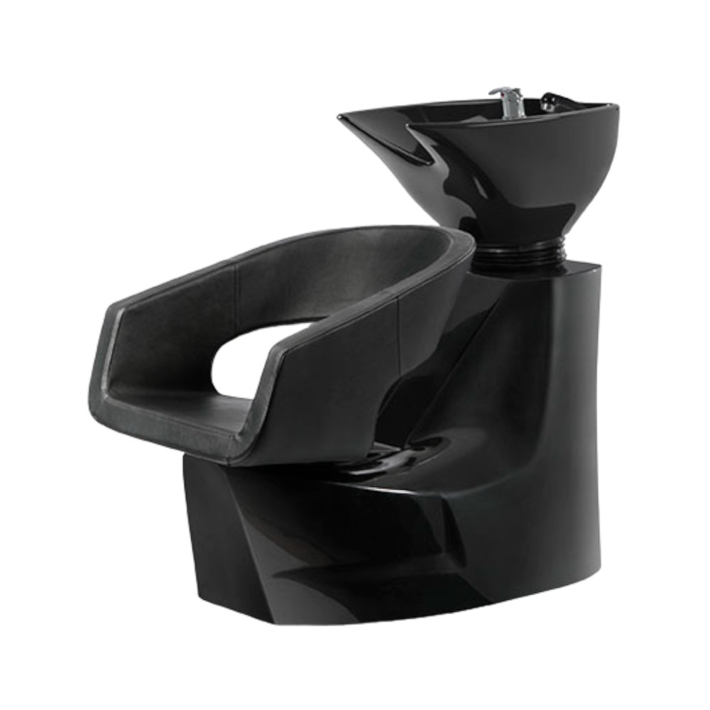 Lavacabezas Rolls Negro Weelko de Alta Gama para Salones de Belleza -Weelko -Lavacabezas para peluquerías