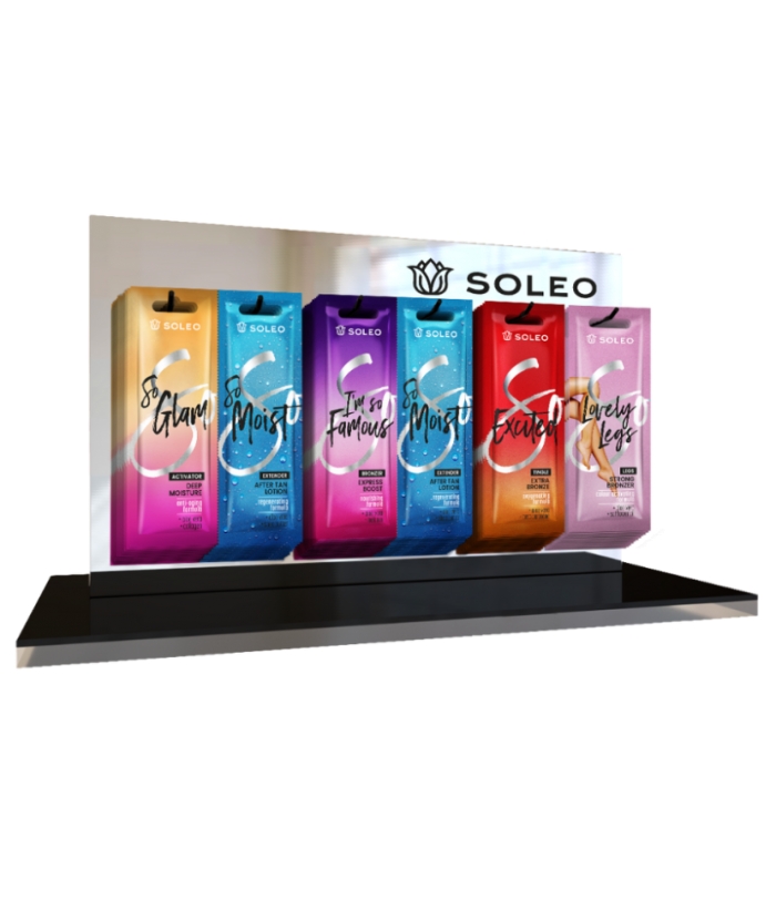Pack Soleo Glamour con expositor