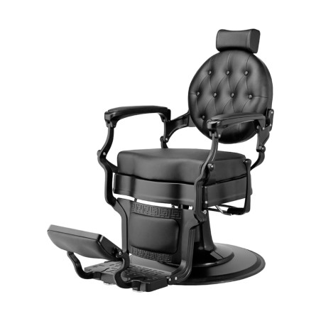 Sillón de Barbero Buzz Black Negro Vintage - Weelko -Weelko -Sillones barbero