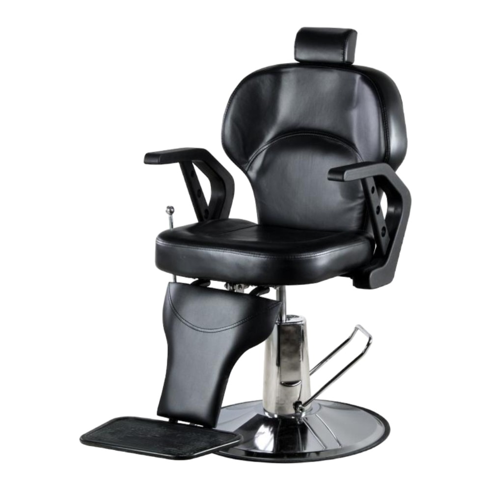 Sillón de Barbero Basic Majestic Hidráulico - Sunmarket Wellness - -Sillones barbero