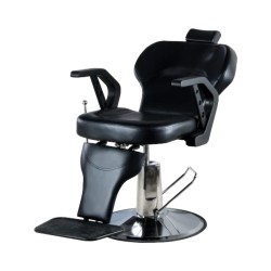 Sillón de Barbero Basic Majestic Hidráulico - Sunmarket Wellness - -Sillones barbero