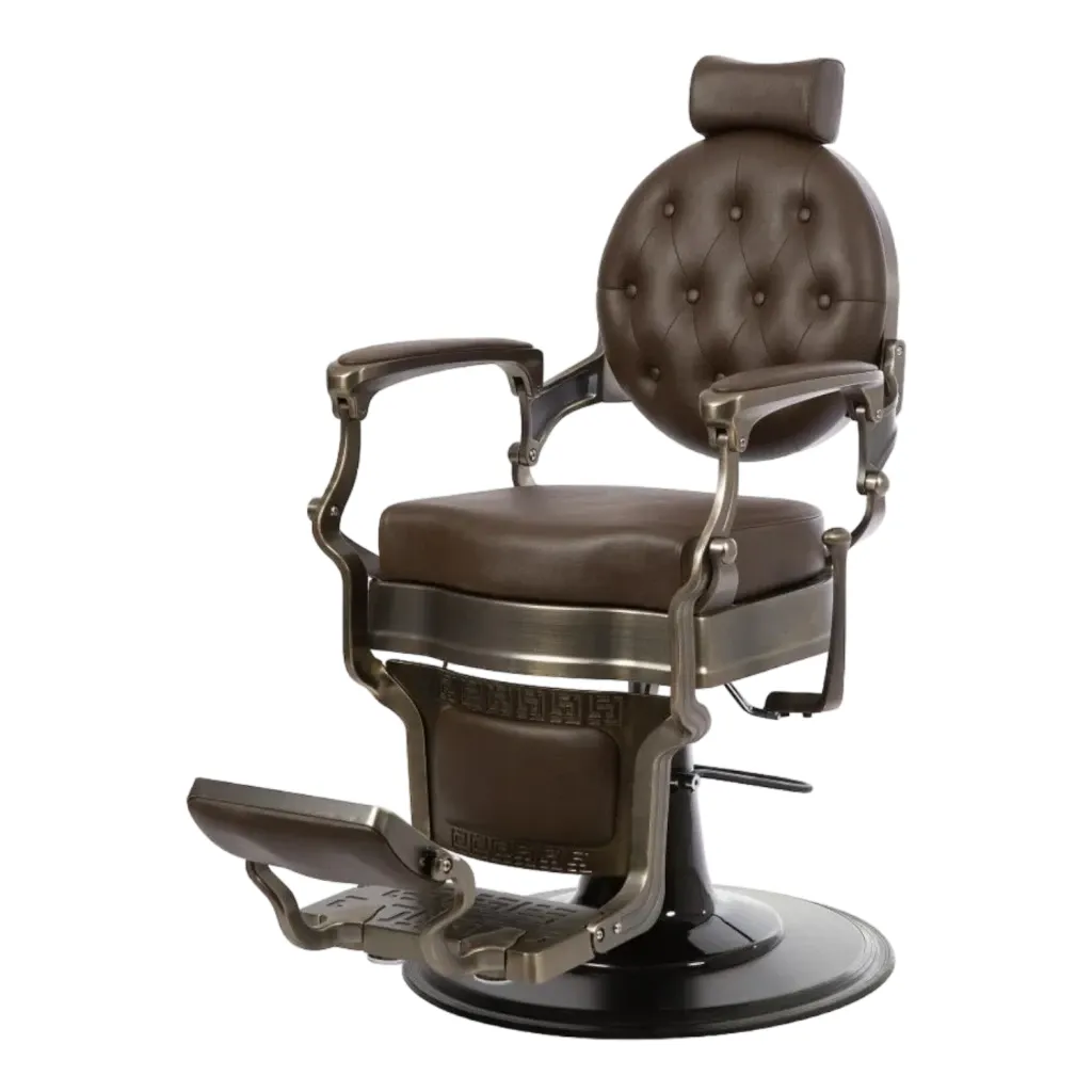 Weelko Sillón De Barbero Vintage Bronze
