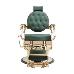 Sedia da barbiere Buzz oro verde vintage - Weelko -Weelko -Poltrone da barbiere