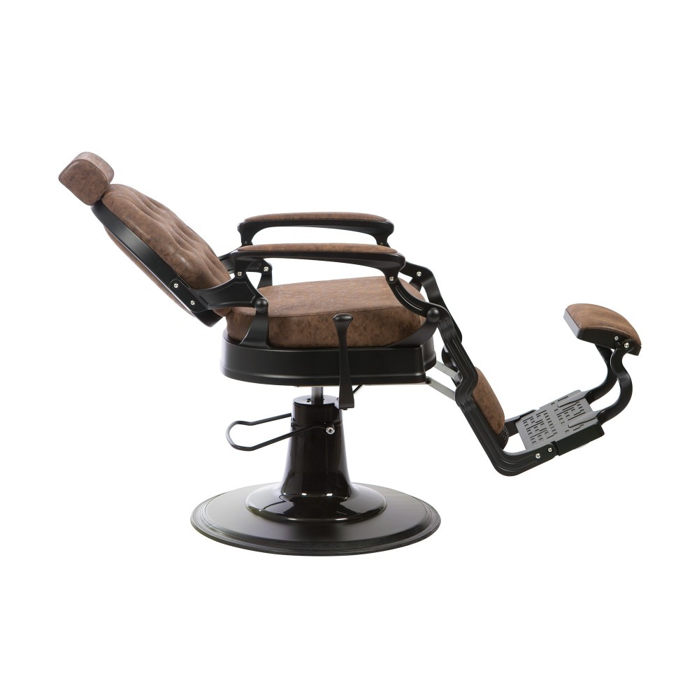 Sillón de Barbero Buzz Black Vintage - Weelko -Weelko -Sillones barbero