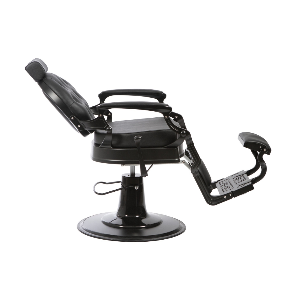 Sillón de Barbero Buzz Black Negro Vintage - Weelko