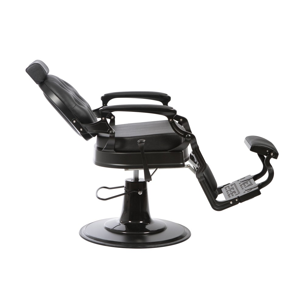 Sillón de Barbero Buzz Black Negro Vintage - Weelko -Weelko -Sillones barbero