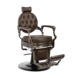 Sillón de Barbero Buzz Bronze Brown Vintage Weelko -Weelko -Sillones barbero